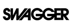 Swagger logo indicating BlueMagic Group's presence in specialized media outlets for their hair transplantation services.